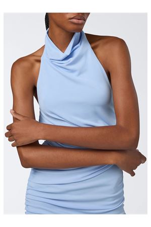 Stella Mini Turtleneck Open Back Mini Dress THE ANDAMANE | T190116ATJP073CIELO